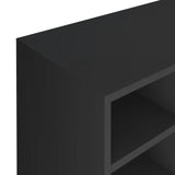Meuble à Chaussures Design Noir Mat