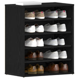 Meuble à Chaussures en Bois Noir