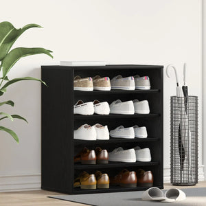 Meuble à Chaussures en Bois Noir