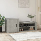 Meuble a Chaussures Gris