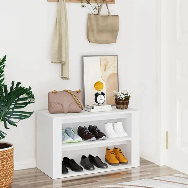 Meuble Chaussure Banc Blanc