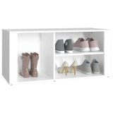 Meuble Chaussure Bas Blanc