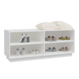 Meuble Chaussure Blanc Bois