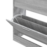 Meuble Chaussure Blanc et Gris