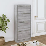 Meuble Chaussure Blanc et Gris