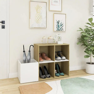 Meuble Chaussure Blanc pas Cher