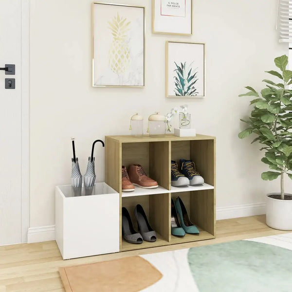 Meuble Chaussure Blanc pas Cher