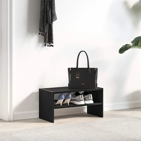 Meuble Chaussure Bois et Noir