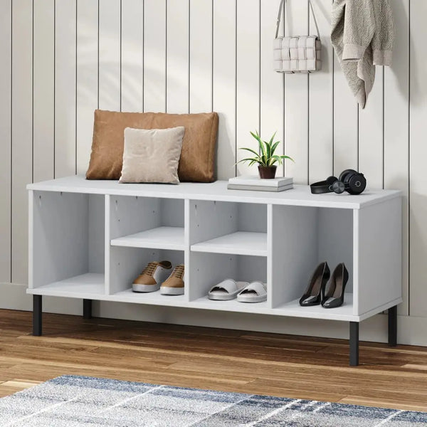 Meuble Chaussure Bois Massif Blanc