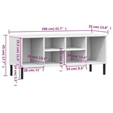 Meuble Chaussure Bois Massif Blanc