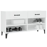 Meuble Chaussure Design Blanc Laqué