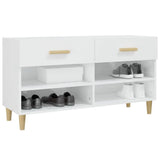 Meuble Chaussure Design Blanc Laqué