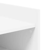 Meuble Chaussure Entrée Blanc et Bois