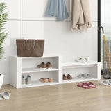 Meuble Chaussure Fin Blanc