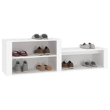 Meuble Chaussure Fin Blanc