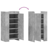 Meuble Chaussure Gris Beton