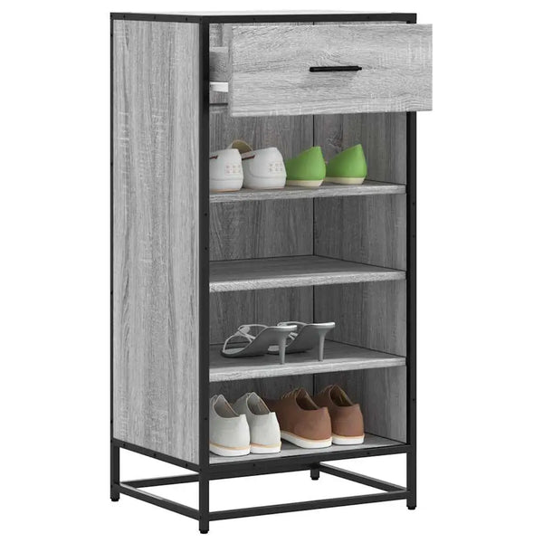Meuble Chaussure Gris Laque