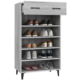 Meuble Chaussure Laque Gris