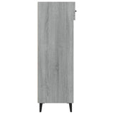Meuble Chaussure Laque Gris
