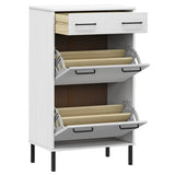 Meuble Chaussure Metal Blanc