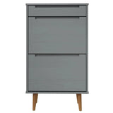 Meuble Chaussure Metal Gris