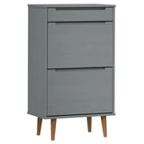 Meuble Chaussure Metal Gris