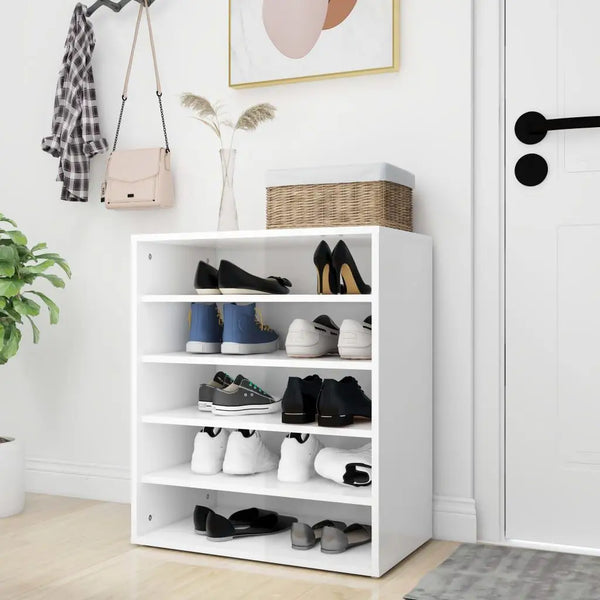 Meuble Chaussures Blanc Brillant