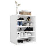 Meuble Chaussures Blanc Brillant