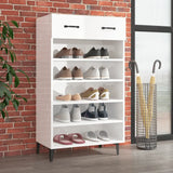 Meuble Chaussures Blanc Laqué