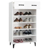 Meuble Chaussures Blanc Laqué