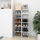 Meuble Chaussures Blanc Laqué Brillant