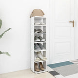 Meuble Chaussures Blanc Laqué Brillant