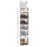 Meuble Chaussures Blanc Laqué Brillant