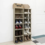 Meuble Chaussures Noir et Bois