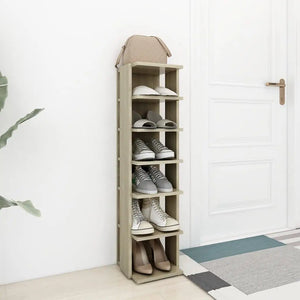 Meuble Chaussures Noir et Bois