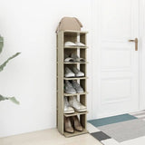 Meuble Chaussures Noir et Bois