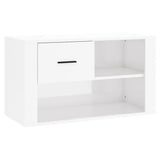 Meuble de Chaussure Blanc Laqué