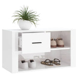 Meuble de Chaussure Blanc Laqué