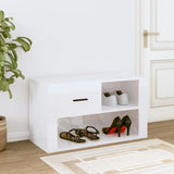 Meuble de Chaussure Blanc Laqué