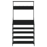Meuble D’entrée Porte Manteau Noir