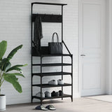 Meuble D’entrée Porte Manteau Noir