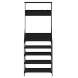 Meuble D’entrée Porte Manteau Noir