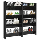 Meuble Noir Laqué à Chaussures