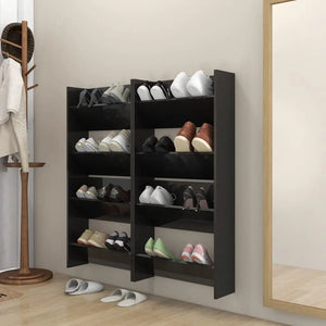 Meuble Noir Laqué à Chaussures