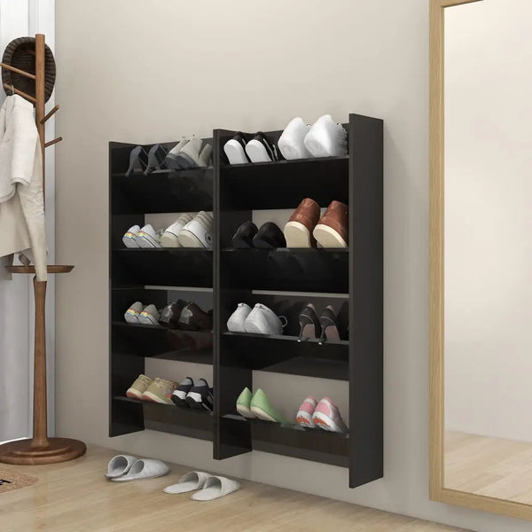 Meuble Noir Laqué à Chaussures