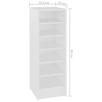 Meubles Chaussures Blanc