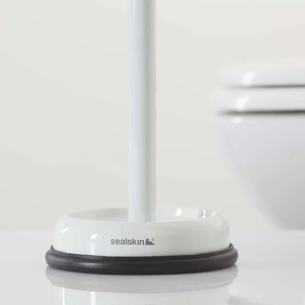 Porte Papier Toilette sur Pied Blanc