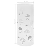 Porte Parapluie Blanc Metal