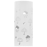 Porte Parapluie Blanc Metal