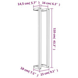 Porte Serviette Mural Bois Blanc